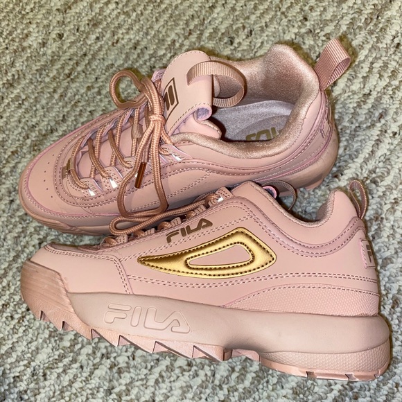 fila disruptor velvet rose